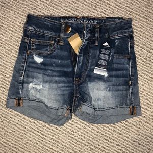American Eagle High Rise Jean shorts